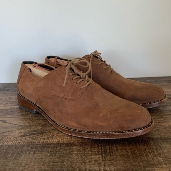 Nisolo Other - Nisolo Mens Everyday Oxford Brown Leather Lace Up Dress Shoes Size 9.5